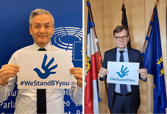 Members of Parliament from Poland, Great Britain and Germany take over godparenthood for Andrzej Poczobut, Andrei Aliaksandrau and Ihar Salavei