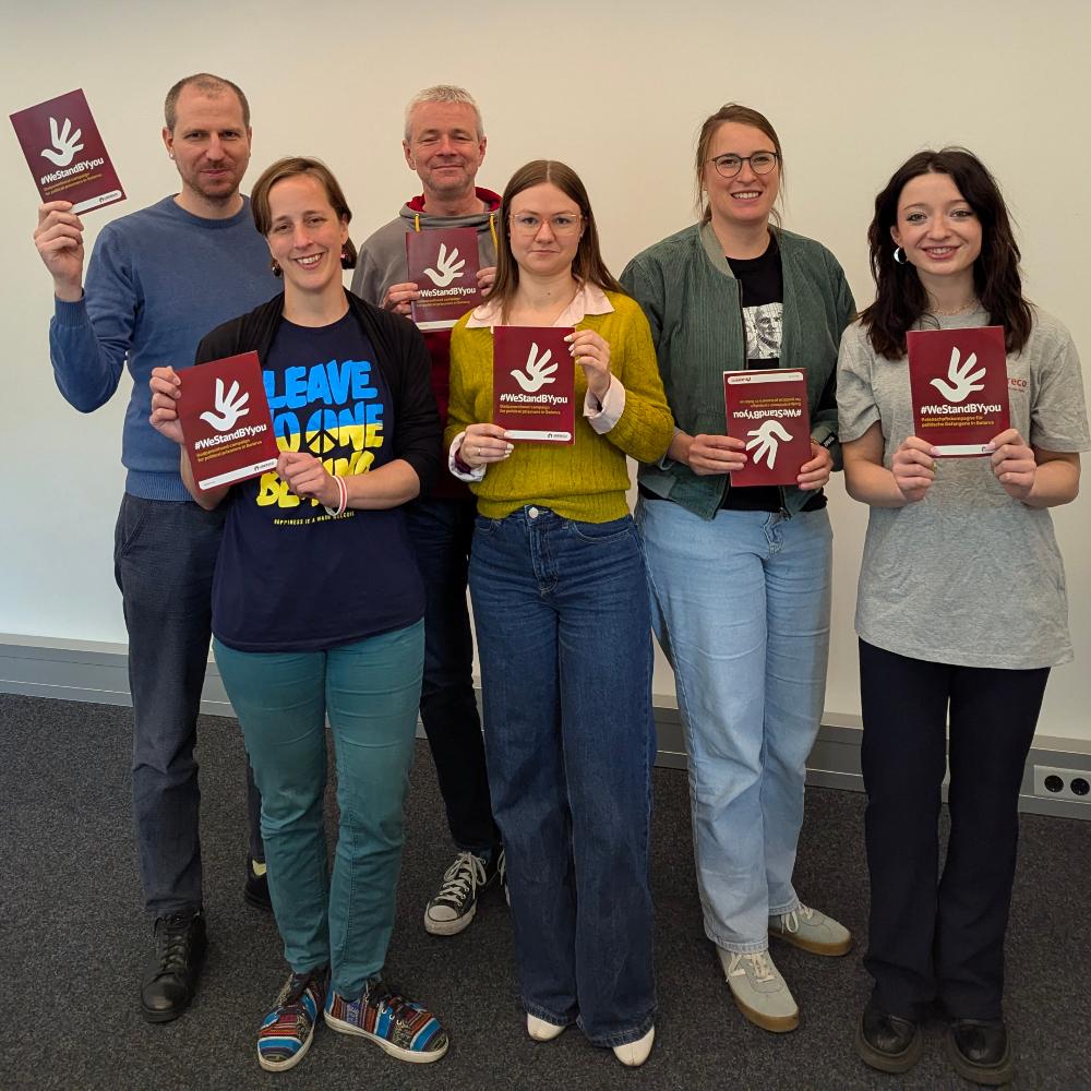 #WeStandBYyou: Five years of European solidarity with political prisoners in Belarus