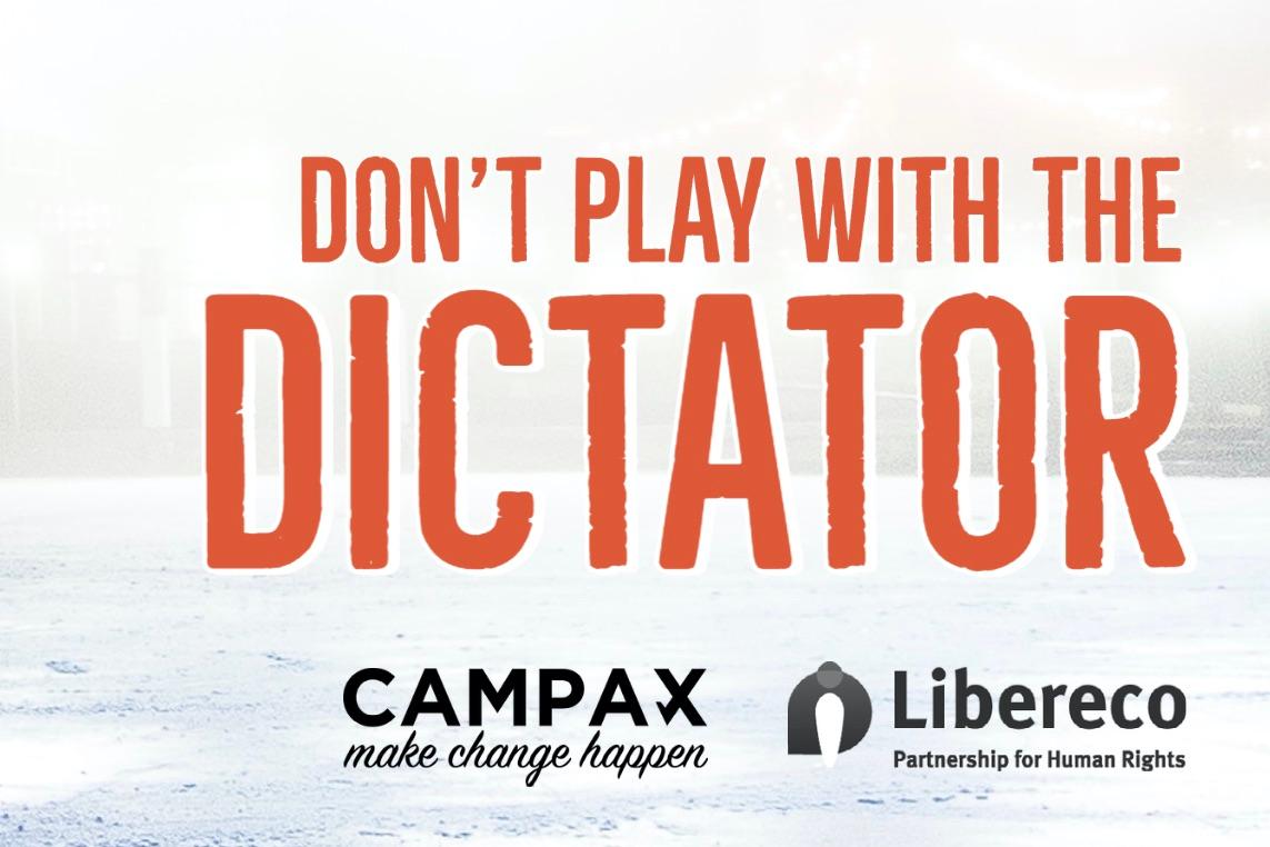 Don’t play with the dictator – Boycott the Ice Hockey World Cup in Belarus