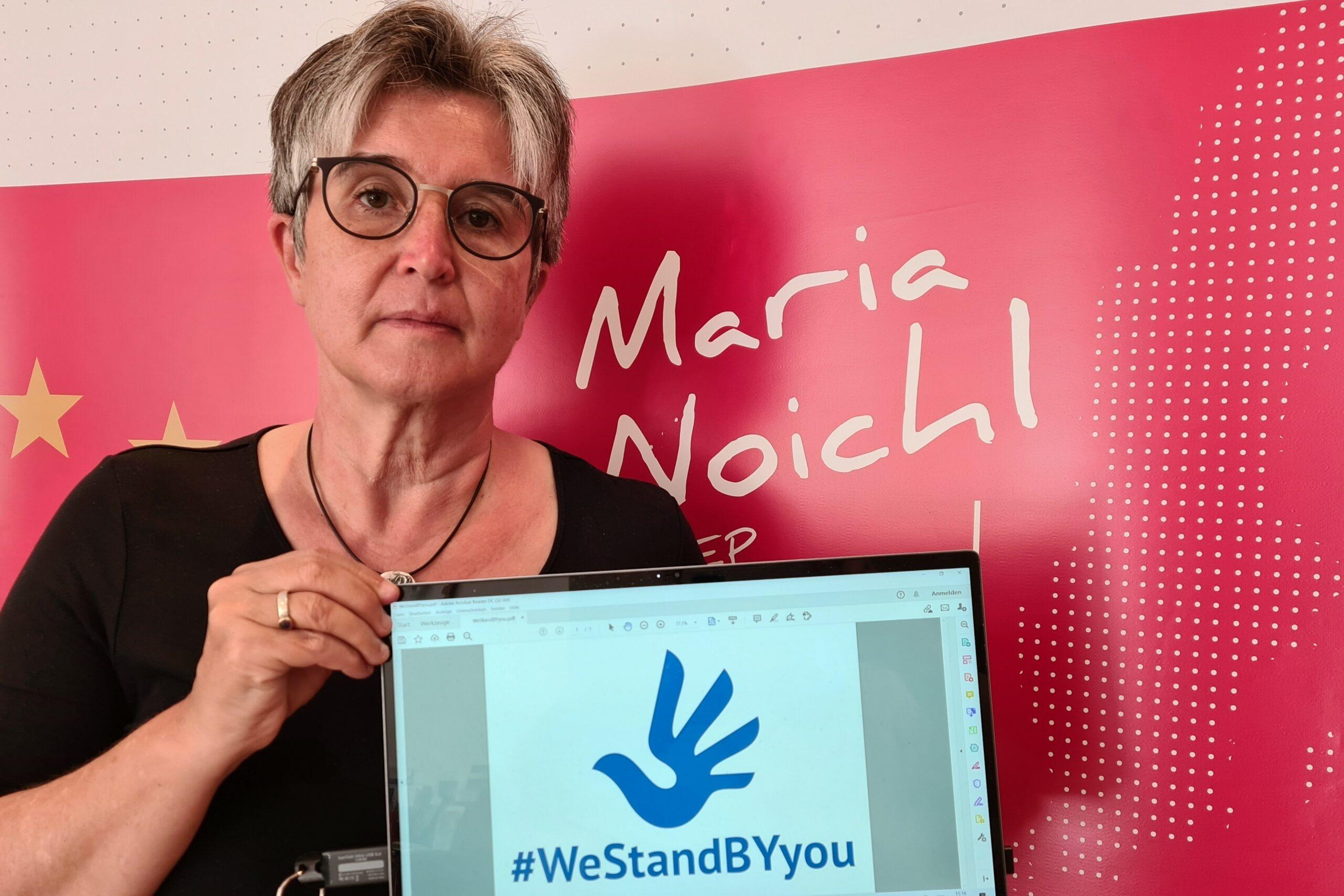 Members of the German Bundestag and the European Parliament take over godparenthoods for Eduard Kudyniuk, Leanid Sudalenka and Volha Klimkova