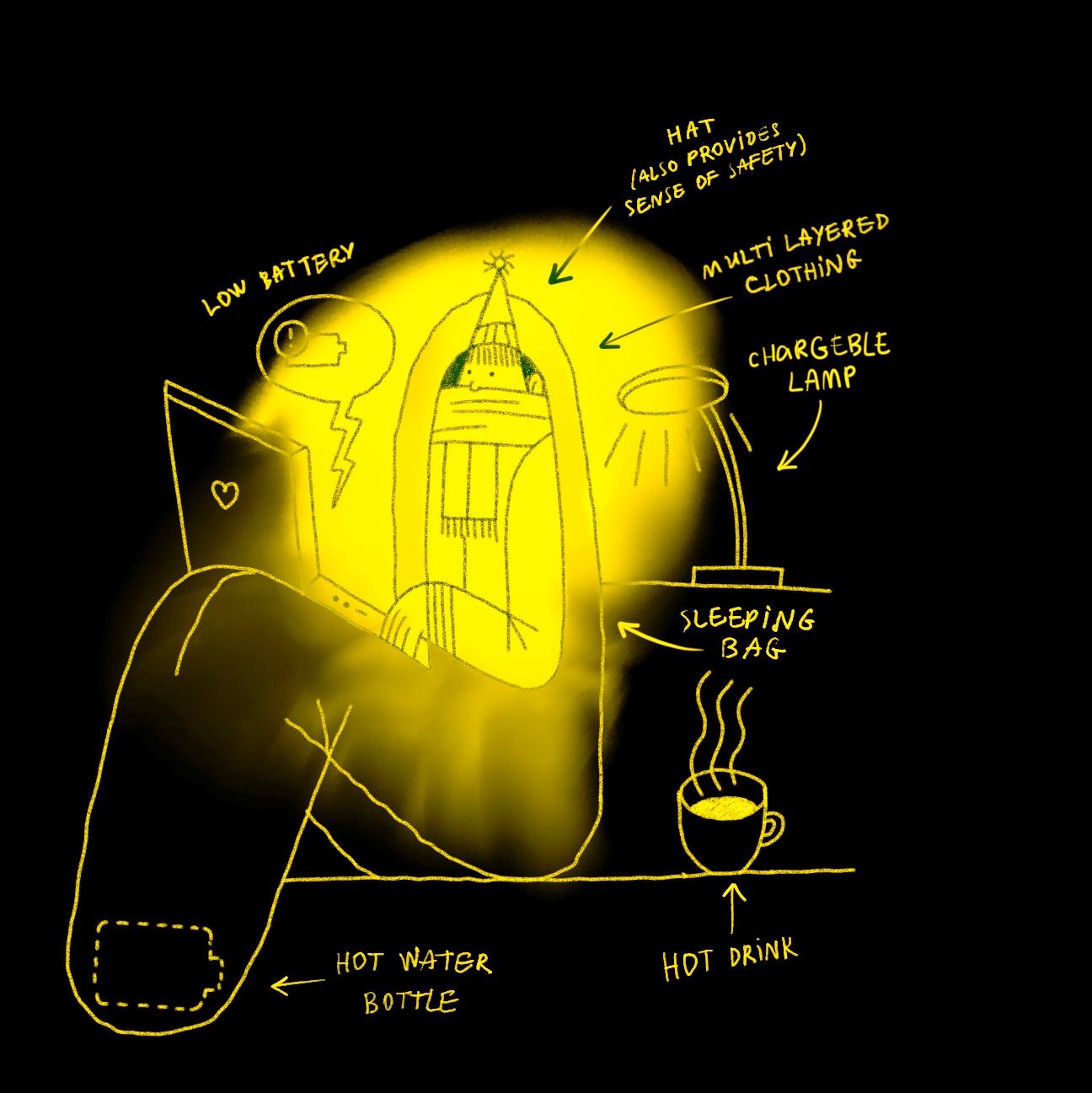 The light disappears, the life goes on.